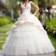 Шикарное свадебное платье Оксана Муха размер 38-42