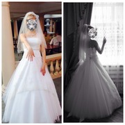 Продам свадебное платье цвет Айвори