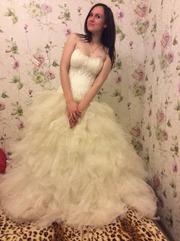 Свадебное платье б/у  8.000 рублей